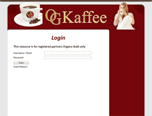 Tablet Screenshot of ogkaffee.com